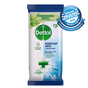 Dettol Antibacterial Disinfectant Wipes Fresh