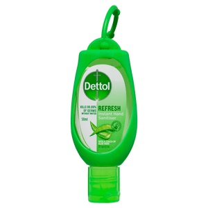 Dettol Antibacterial Instant Hand Sanitiser Refresh Green Clip 