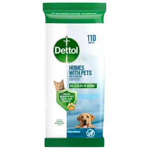 Dettol Homes with Pets Multipurpose Wipes