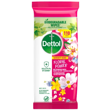 Dettol Serenity Home Multipurpose Disinfectant Wipes