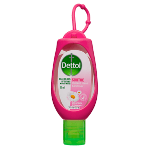 Dettol Antibacterial Instant Hand Sanitiser Soothe Pink Clip