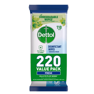 Dettol Antibacterial Disinfectant Wipes Fresh